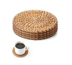 3 pièces de sous-verres en rotin, accessoires de cuisine et de table pour tasses, théières et verres, à bon prix - Product Image 6