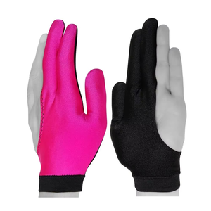 Geo Brothers Custom Wholesale Lightweight Spandex Unisex Sports Finger Snooker Gloves <b>Hook</b> Loop Closure Size Customizable - Product Image 6