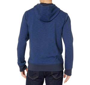 เสื้อฮู้ดสีแดงสำหรับผู้ชาย ทรงปกติ ตัดต่อสี ระบายอากาศได้ดี มีกระเป๋า สไตล์สปอร์ต ลำลอง ใส่ได้ในฤดูใบไม้ร่วง ผ้าเฟรนช์เทอร์รี่ถัก ทรงยาว - Product Image 6