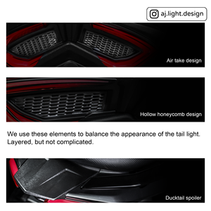 ไฟท้าย LED รุ่น MMBCU NAGA ของ AJ LIGHT DESIGN สำหรับมอเตอร์ไซค์ อุปกรณ์ตกแต่งเพิ่มเติม ปรับปรุงใหม่ สีดำหรือสีแดง รับประกัน 12 เดือน - Product Image 6
