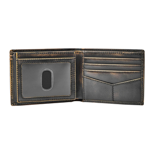 Custom Private Label Genuine Leather AirTag Wallet Secure Tracking Men Purse Bulk Hot Selling Smart Pop <b>Up</b> Leather Wallet Slim - Product Image 5