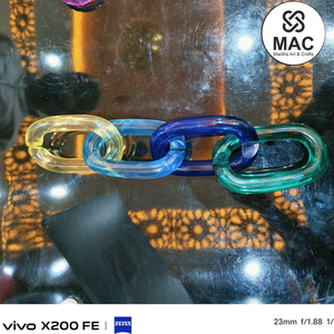 Cadenas de Resina Decorativas para el Hogar, Personalizadas, con Alta Transparencia, Varios Colores Opcionales - Product Image 1