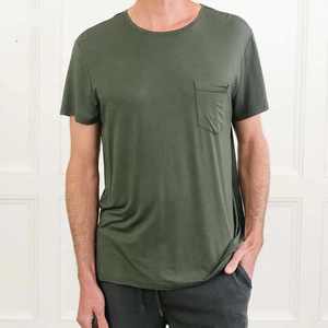 T-shirts en bambou pour hommes, T-shirt durable pour hommes, T-shirt personnalisé avec logo, T-shirt uni, T-shirt écologique, T-shirt oversize - Product Image 2