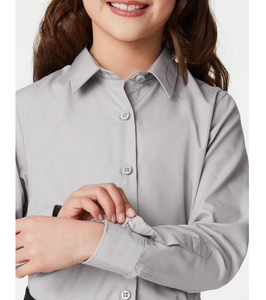 Chemisier scolaire en coton Easy-Iron pour filles, tissu durable 115 GSM, uniforme scolaire 2-16 ans, haute résistance à la traction, OEM en gros pour enfants - Product Image 3