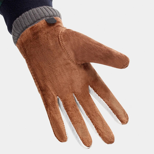 Gants en cuir décontractés pour hommes et femmes, adaptés aux sports de plein air et à la conduite - Product Image 3