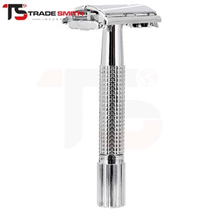 Rasoir de sécurité à double tranchant TSI Luxury, finition raffinée, rasoir manuel haut de gamme pour les soins quotidiens du visage, pour les professionnels. - Product Image 5