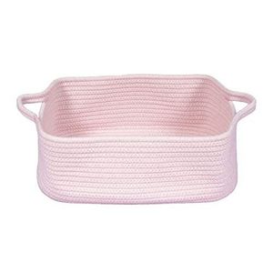 Panier de rangement ovale en corde de coton avec poignées, style nordique, conteneur multi-usages pour l'organisation - Product Image 3