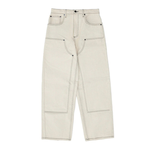 Pantalon décontracté en coton noir imprimé That's Awful Lot Cough Syrup, coupe droite, taille mi-haute, respirant, coupe-vent, printemps - Product Image 3
