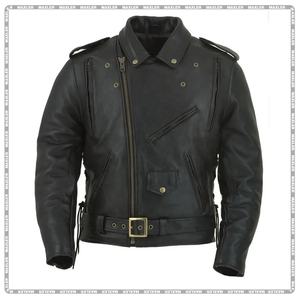 Nouvelle arrivée Veste de motard classique personnalisée pour hommes Design en cuir de course à la mode pour la moto d'été et d'hiver Option grande taille - Product Image 4