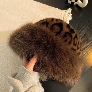 Wholesale Unisex Plush Winter <b>Warm</b> <b>Hat</b> Polyester/Cotton Fuzzy Casual Outdoor Travel Streetwear - Product Image 3