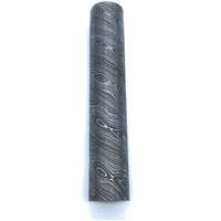 Barre en acier inoxydable à motif torsadé, forgée à la main, en métal à haute teneur en carbone, en forme de billette légère, pour anse de couteau personnalisée