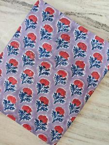 Tela de Algodón con Estampado Floral Hecho a Mano, Textil Artesanal Jaipuri para Vestidos, Servilletas y Prendas, Proveedor Mayorista - Product Image 6
