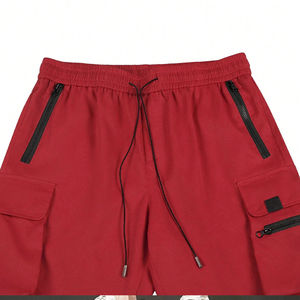 กางเกงขาสั้นคาร์โก้ผู้ชายคุณภาพสูง ทนทาน ใส่สบาย เหมาะสำหรับทำงาน แห้งเร็ว กันน้ำ ระบายอากาศดี ใส่ได้ในฤดูร้อน ความยาวระดับเข่า ผ้าฝ้าย 100% - Product Image 4