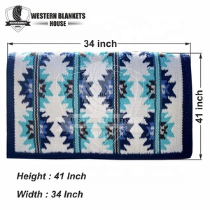 Tapis de Selle en Polycoton en Laine à Paillettes Personnalisable pour Saut de Cheval avec Options de Design de Taille - Product Image 6