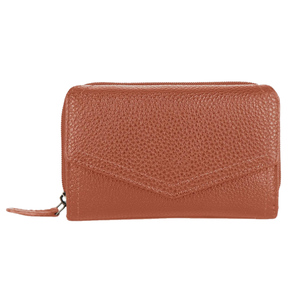 Women Genuine Leather 6 Inch Long <b>Wallet</b> Zipper Closure RFID Protection Classic Style Daily Use Customize Colors - Product Image 1
