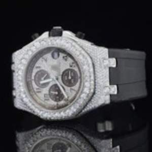 Reloj de Moissanite de lujo personalizado | VVS Iced Out Skeleton | Pasa el probador de diamantes al por mayor - Product Image 2