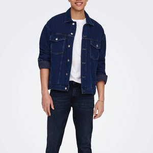 Adjustable Price <b>Men</b> <b>Denim</b> <b>Jacket</b> High Quality Anti Wrinkle Breathable Lightweight <b>Denim</b> <b>Jacket</b> for <b>Men</b> - Product Image 6