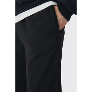Custom 3d Puff Printing Patchwork Sweatpants Heavyweight Sweat Fleece Cotton Track Pants <b>Slim</b> Fit <b>Joggers</b> Stacked Pants For Men - Product Image 6