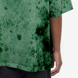 เสื้อยืดสตรีทแวร์คุณภาพสูง โลโก้ส่วนตัว ผ้าหนา น้ำหนัก 220 กรัม ผ้าฝ้าย ทรงหลวม สไตล์สตรีท ล้างสีแบบ Stone Acid Washed ดีไซน์ Distressed - Product Image 2