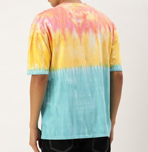 T-shirt Homme 2026 Personnalisé Tie-Dye 100% Coton Respirant et Durable pour l'Été, Écologique, Design OEM, Logo de Marque, Tailles Plus - Product Image 2