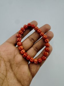 Oxblood Red Coral <b>Bracelet</b> Red Coral <b>Beads</b> <b>Bracelet</b> Natural Coral <b>Bracelet</b> Genuine Coral Jewelry Handmade Coral <b>Bracelet</b> Coral B - Product Image 1