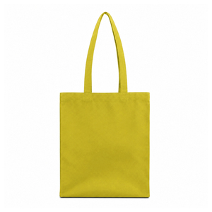 Sac fourre-tout durable à longue poignée avec poignées de couleur unie et motif ondulé imprimé en coton pour usage quotidien - Product Image 1