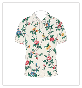 เสื้อโปโลพิมพ์ลายดอกไม้สไตล์วินเทจสำหรับผู้ชาย แขนสั้นลำลอง แฟชั่นฤดูร้อน เหมาะสำหรับเล่นกอล์ฟและชายหาด ระบายอากาศได้ดี น้ำหนักเบา - Product Image 4