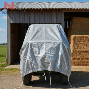 Bâche de protection multi-usages pour tracteurs, résistante aux intempéries et aux UV, pour tracteurs, moissonneuses-batteuses, équipements agricoles et stockage extérieur - Product Image 4