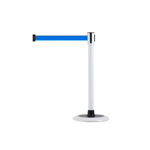 เสาค้ำยันแบบติดพื้นพร้อมเข็มขัดลดความเร็วแบบล็อคสองชั้นเพื่อความปลอดภัยของผู้ใช้ ดีไซน์อเนกประสงค์ แข็งแรงมั่นคง - Product Image 1