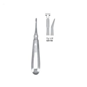 Elevadores de Raíz Dentales Quirúrgicos Lindo Levian Fig.LLM |   Instrumentos de Extracción Dental de Acero Inoxidable |   Certificado CE - Product Image 1