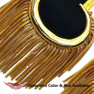 KEW - Elegantes Epaulettes de Tela Trenzada Ecológica de Lujo, Bordados, Estilo Vintage, para Prendas de Ceremonia - Product Image 3