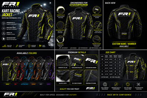 Custom Kart <b>Racing</b> <b>Jacket</b> Sublimated Motorsport <b>Jacket</b> OEM Logo FR1 - Product Image 3