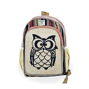 Sac à dos promotionnel en coton et chanvre - Product Image 2