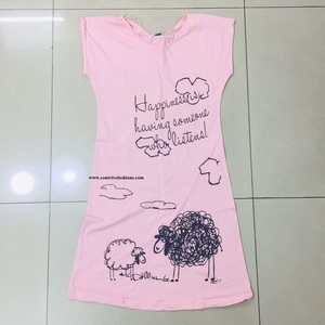 OEM Wholesale 100% <b>Thick</b> Soft Cotton Women's <b>T</b>-<b>Shirt</b> Customized Digital Printed Breathable Eco-Friendly O-Neck Short Fitted - Product Image 6
