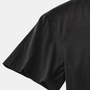 T-shirt homme col rond coupe décontractée couleur unie – Idéal pour l'été – Manches courtes – Nouvelle collection - Product Image 6