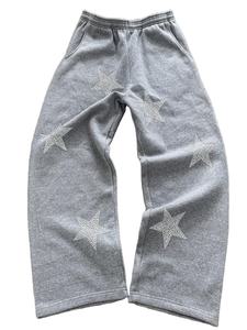 100% Cotton Street Hip Hop Style <b>Men</b> Loose Zipper up Tracksuit For <b>Men</b> Wholesale Price Spring Autumn Casual Hoodie & Pants Set - Product Image 6