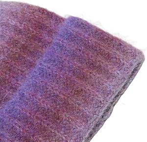 Bonnet tricoté personnalisé tie-dye dégradé avec revers pour femmes et filles, bonnet en laine rayé décontracté 2026 - Product Image 2