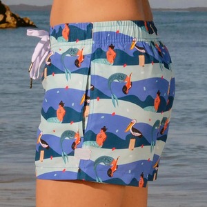 Shorts de Playa para Mujer, Transpirables, de Secado Rápido, de Alta Calidad, para Verano, con Logotipo Personalizado, Colores Personalizados, 100% Poliéster, Estampados - Product Image 1