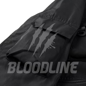 Veste coupe-vent imprimée à manches longues noire pour homme BLOODLINE, vêtements d'extérieur toutes saisons - Product Image 5