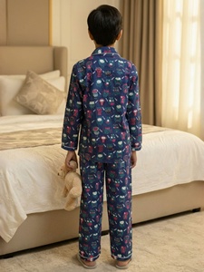 UNBIND Pyjamas pour enfants en pur coton, tendance, à manches longues, très confortables, toutes saisons, de qualité supérieure, pour robe imprimée - Product Image 2
