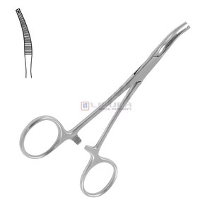 Pinces péritonales Mikulicz de haute qualité pour bébés, 14,0 cm, en acier inoxydable chirurgical, stérilisables, instruments médicaux - Product Image 1