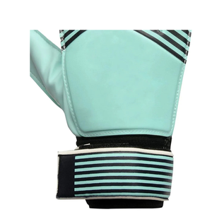 Football Goalkeeper Gloves Mint Green White PU Leather <b>Full</b> Finger Non <b>Slip</b> Breathable Adjustable Wrist Strap Unisex - Product Image 5