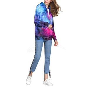 Custom <b>Sublimation</b> <b>Hoodie</b> For Women Full Basics Cotton Blended Pullover Streetwear Sports Team Women's <b>Sublimation</b> <b>Hoodie</b> - Product Image 3