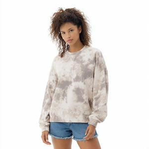 Sudaderas Cortas Oversize para Mujer, Cuello Redondo, Estilo Pullover, Sudaderas Cortas de Invierno para Mujer - Product Image 5