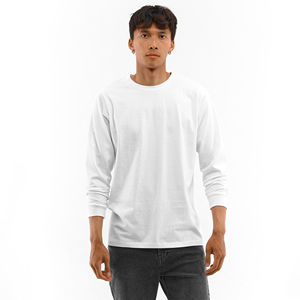Vente en gros Nouveau T-shirt à manches longues pour hommes grande taille, design personnalisé, 100% coton, qualité supérieure, style streetwear, écologique - Product Image 6