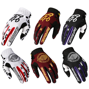 Custom MTB Mountain <b>Bike</b> Cycling Gloves Full <b>Finger</b> Breathable Anti Slip Touchscreen Protective Grip Hook Loop Closure Unisex - Product Image 6