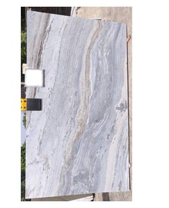 Comptoirs modernes en granit bleu rivière poli, dalles durables et élégantes, coupées sur mesure pour cuisine et salle de bain d'appartement, garantie 2 ans - Product Image 1
