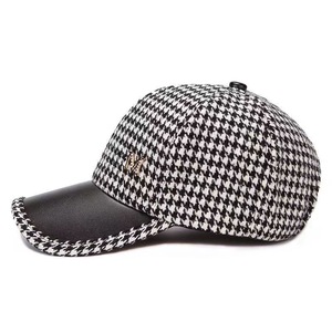 Gorra de Béisbol para Mujer, de Lana, para Otoño e Invierno, Estilo Retro Británico, con Visera Curva Ajustable - Product Image 5