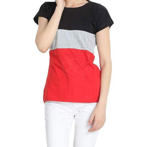 ราคาขายส่ง เสื้อยืดผู้หญิงคุณภาพสูง ดีไซน์ล่าสุด บริการ OEM ขั้นต่ำในการสั่งซื้อน้อย เสื้อยืดผู้หญิงสำหรับขายออนไลน์ - Product Image 3