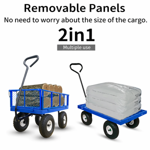 Carretilla de Jardín Reforzada OEM/ODM con Mecanismo de Descarga Patentado para Transportar Leña, Tierra y Abono - GARPYC000 - Product Image 3